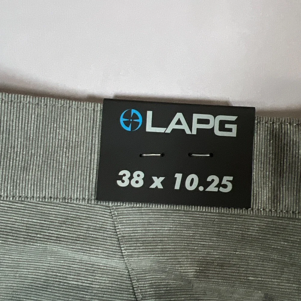 La Police Gear Edf Board Shorts Mens 38x10.25 Light Gray Mesh Lined Quick Drying